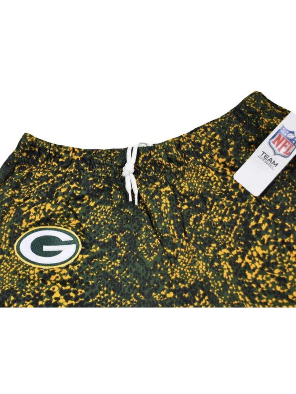 Vintage Green Bay Packers Zubaz NFL Football Shorts Size Medium New With Tags - Picture 2 of 2